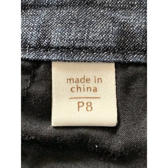 Coldwater Creek Women's Denim Capri Pants Size 8 Medium Blue Cropped Casual - Picture 9 of 11